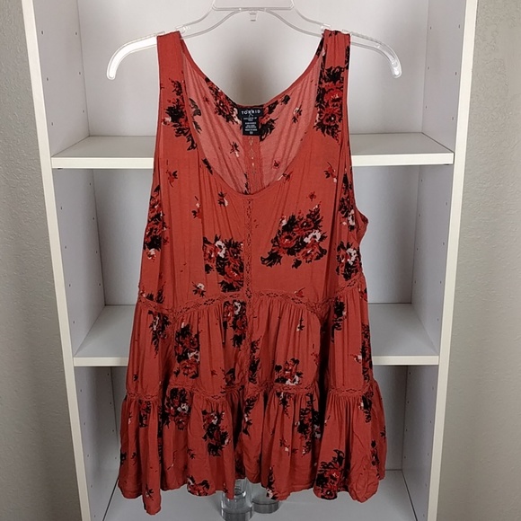 Torrid Sleeveless Floral Lace Top SZ00 - Picture 3 of 7